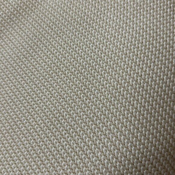 Cris barros vintage unique mixed media flare pants knit bellbottom white cream - Picture 7 of 8